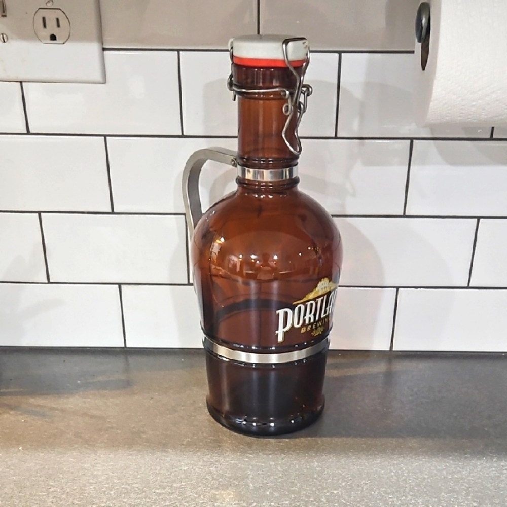 Brown Glass Growler Portland Brewing Co